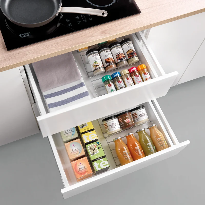 Gewürzeinsatz ausziehbar schwarz Metall Metaltex - Smart Kitchen