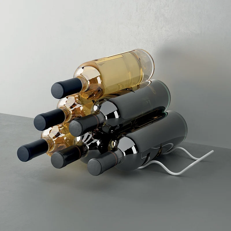 Weinflaschenhalter für 10 Flaschen Metaltex