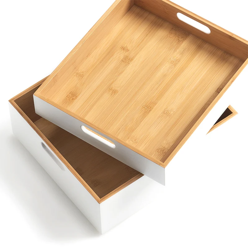 Aufbewahrungsbox Holz stapelbar hoch Zeller