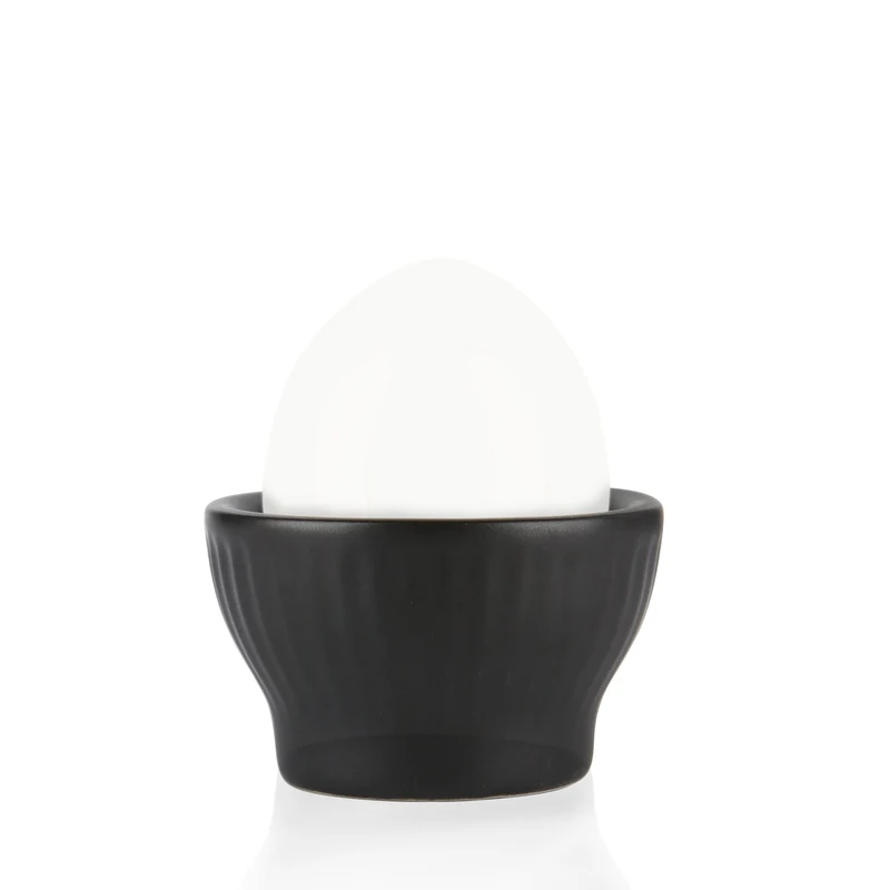 Groovy Eierbecher Schwarz 4 Stk.