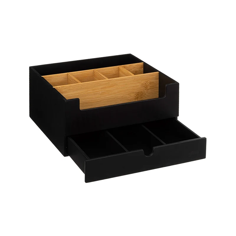 Make-up-Organizer mit Schublade schwarz Five®