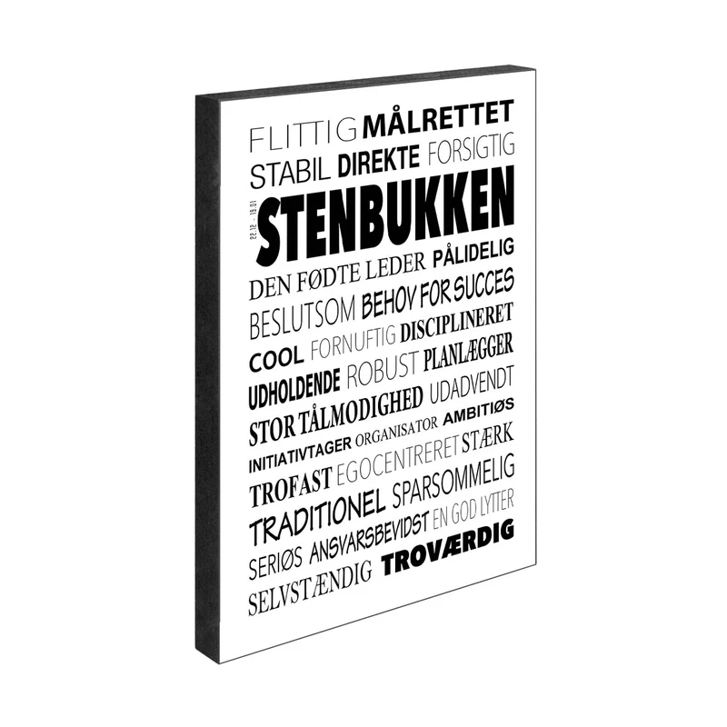 Sternzeichen-Collage Steinbock