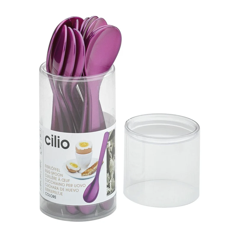 Cilio Eierlöffel COLORE lila