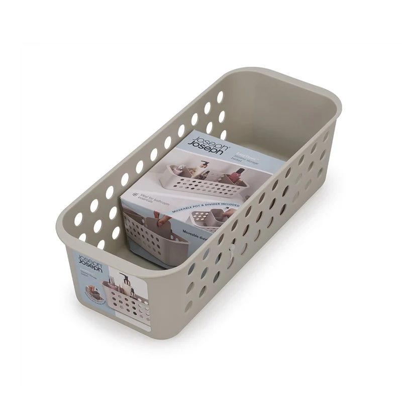 Kunststoff Badezimmer Korb mit Trennwand und Ablage Joseph Joseph - EasyStore
