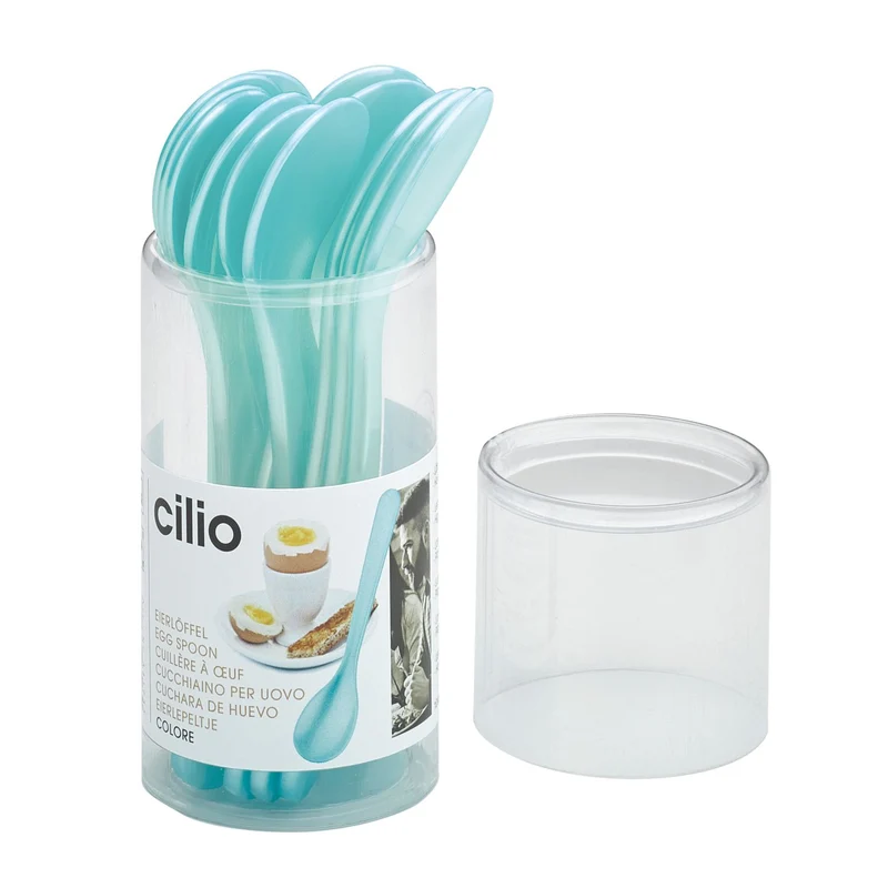 Cilio Eierlöffel COLORE türkis