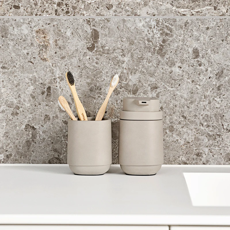 Time Zahnputzbecher Beton