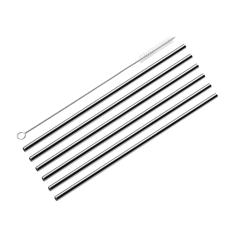 Cilio Trinkhalme STEEL, gerade
