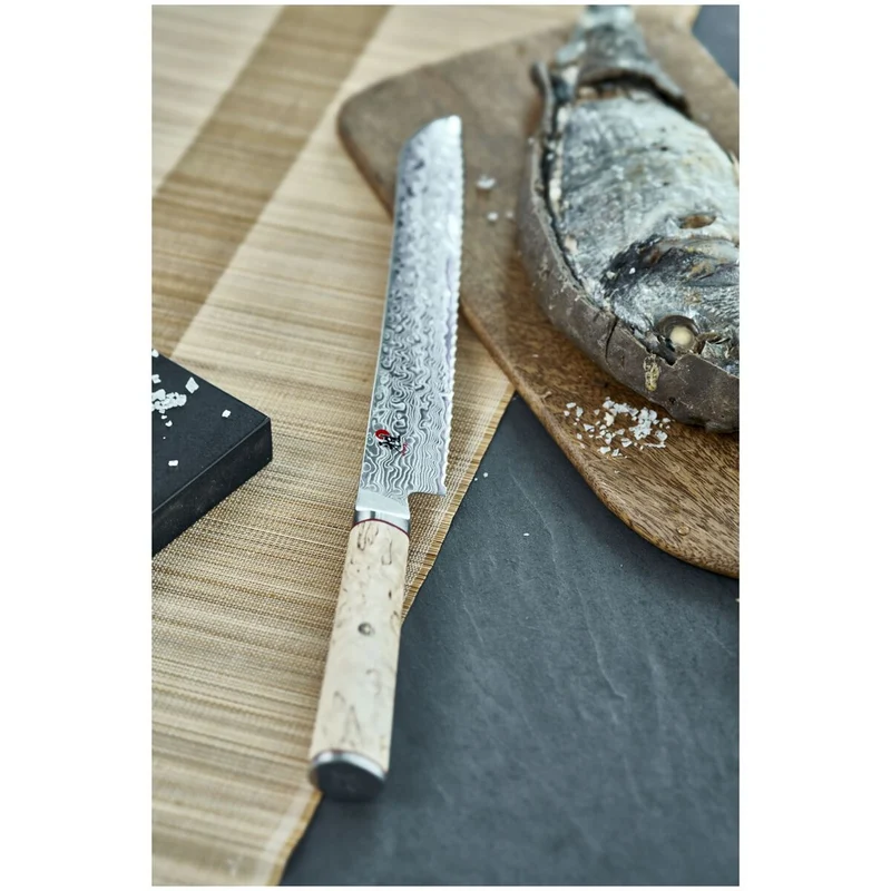 MIYABI Brotmesser, 23 cm | Braun