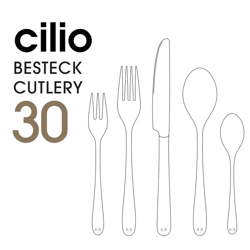 Cilio Besteck-Set VENEZIA 30-tlg.