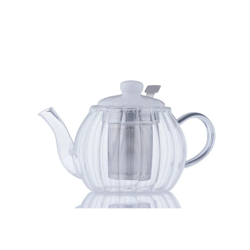 Price & Kensignton Teekanne "Luxe" Glas, weiß, 1 L