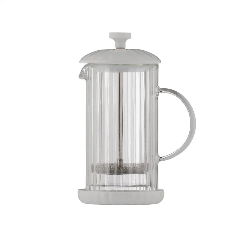 Price & Kensignton "Luxe" French Press Kaffeezubreiter, weiß, 350 ml