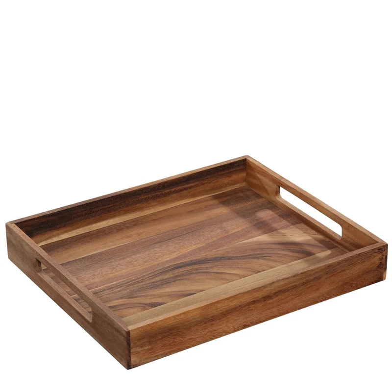 Zassenhaus Tablett eckig, Akazie 44 x 36 x 6 cm