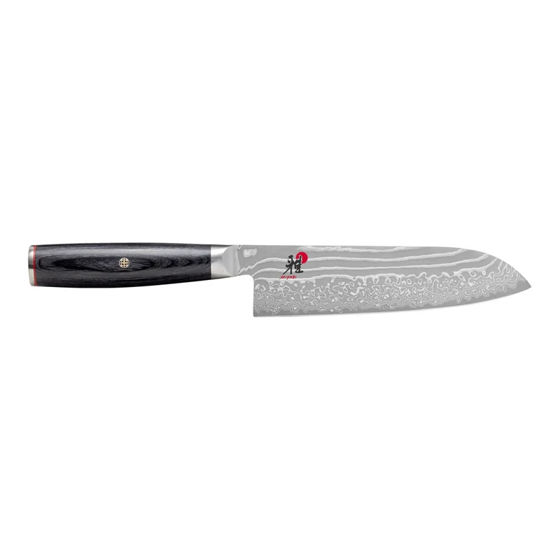 MIYABI Santokumesser, 18 cm | Schwarz
