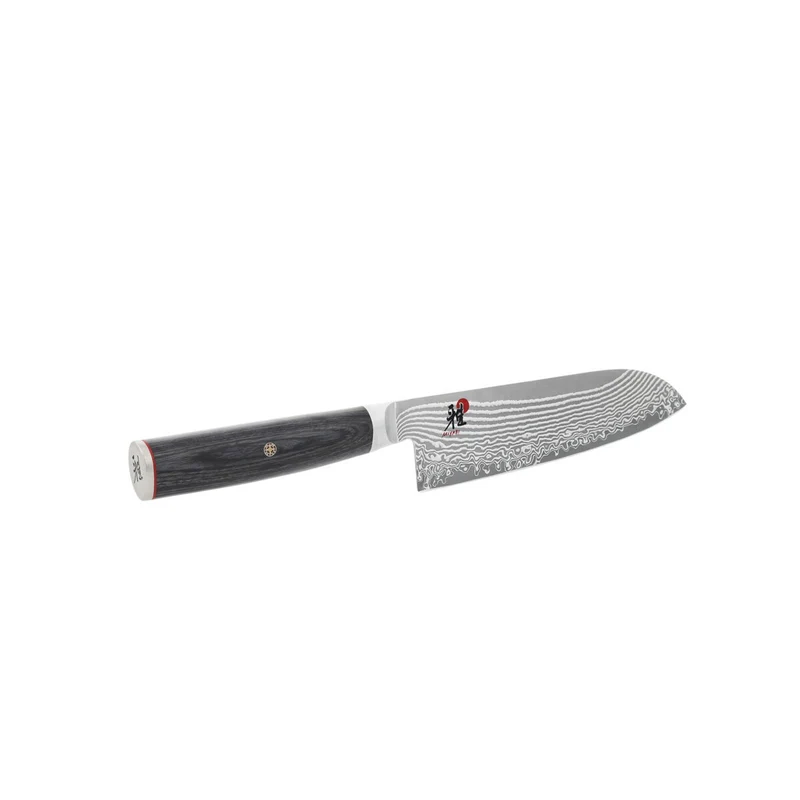 MIYABI Santokumesser, 18 cm | Schwarz