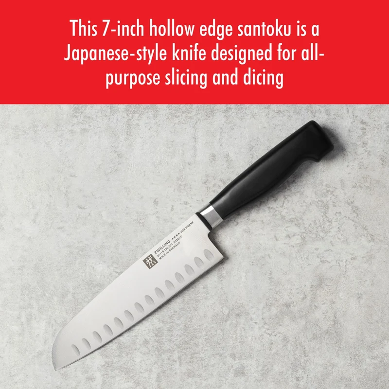 ZWILLING Santokumesser, 18 cm | Kullenschliff