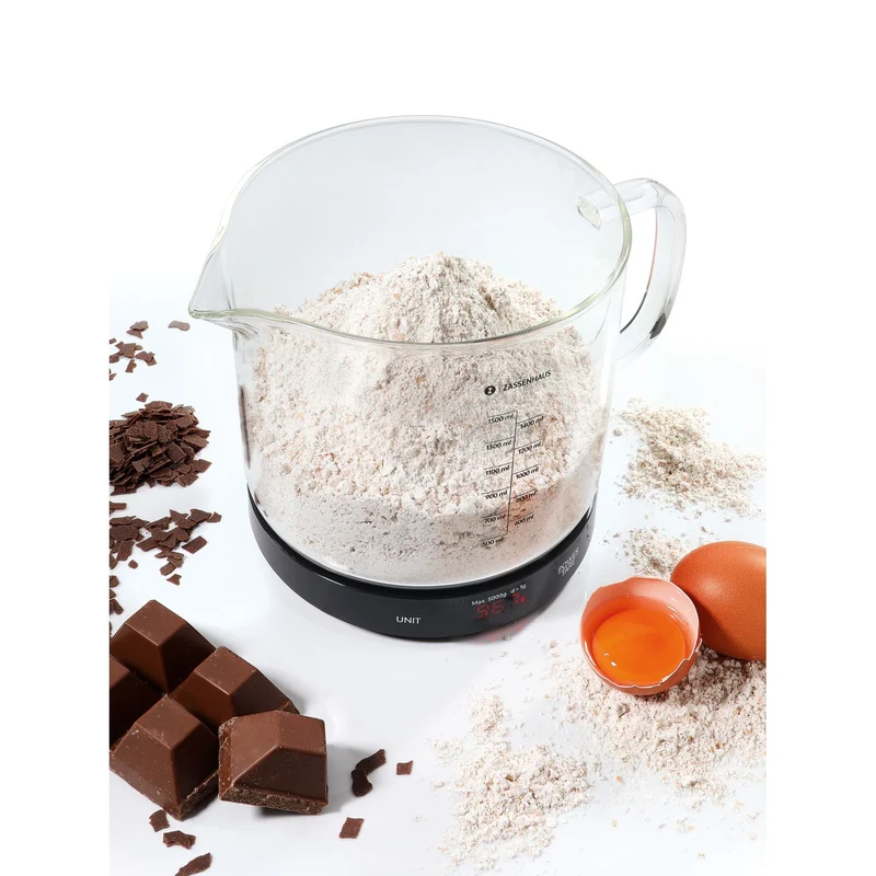 ZASSENHAUS Digitale Küchenwaage BAKE, schwarz