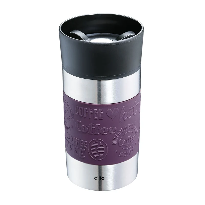 Cilio Isoliertrinkbecher VIAGGIO 300 ml lila