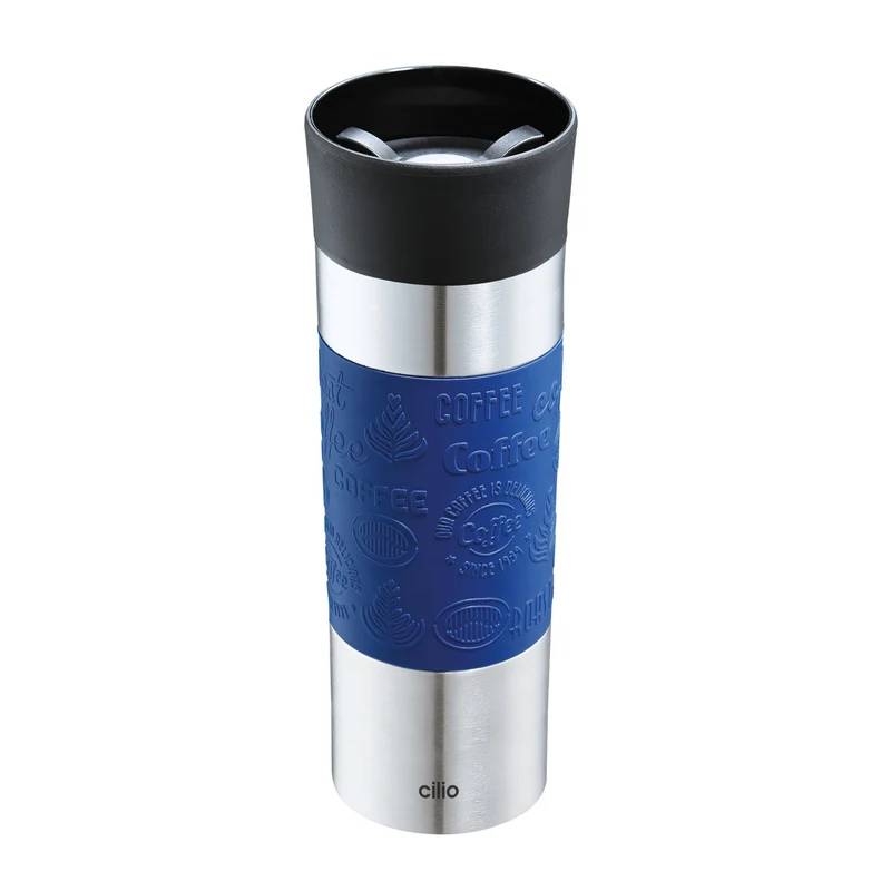 Cilio Isoliertrinkbecher VIAGGIO 500 ml blau