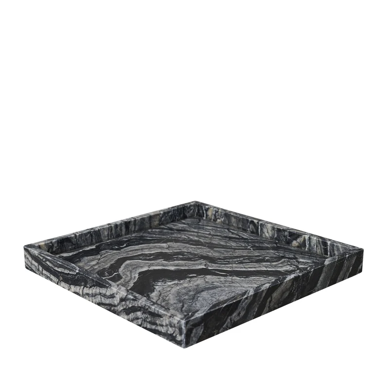Marble II quadratisches Marmortablett
