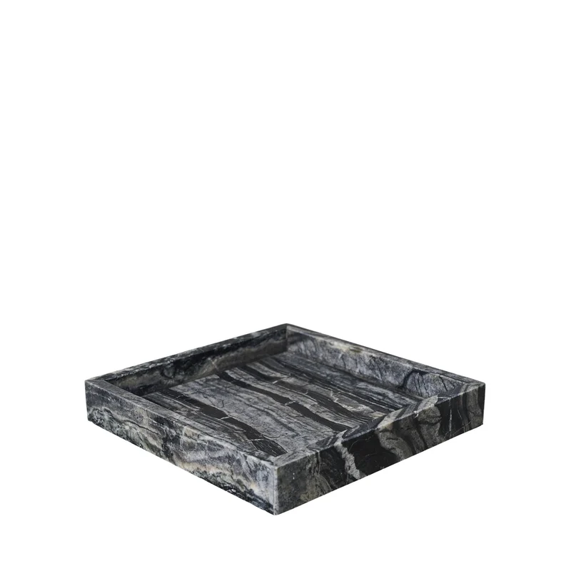 Marble II quadratisches Marmortablett