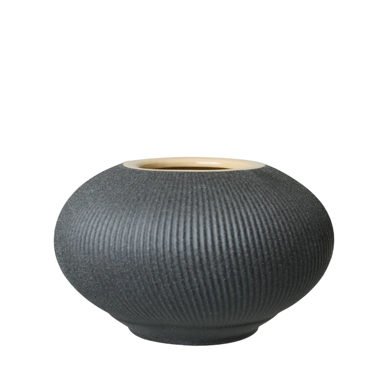 Vica Vase Rund Beige
