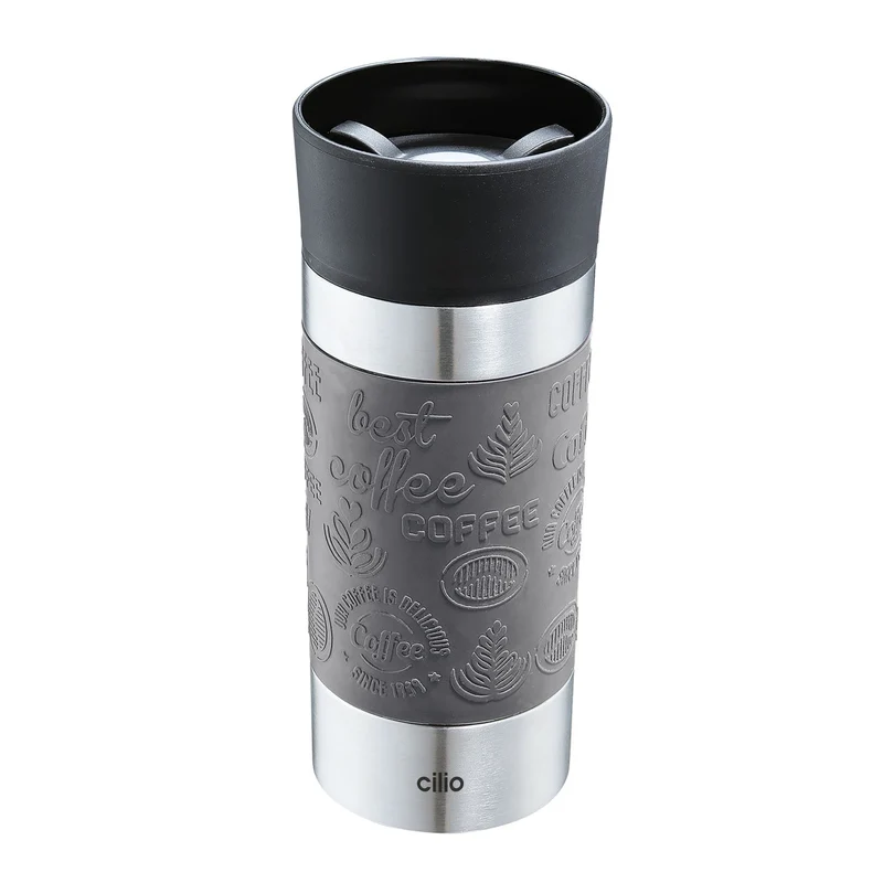 Cilio Isoliertrinkbecher VIAGGIO 360 ml grau
