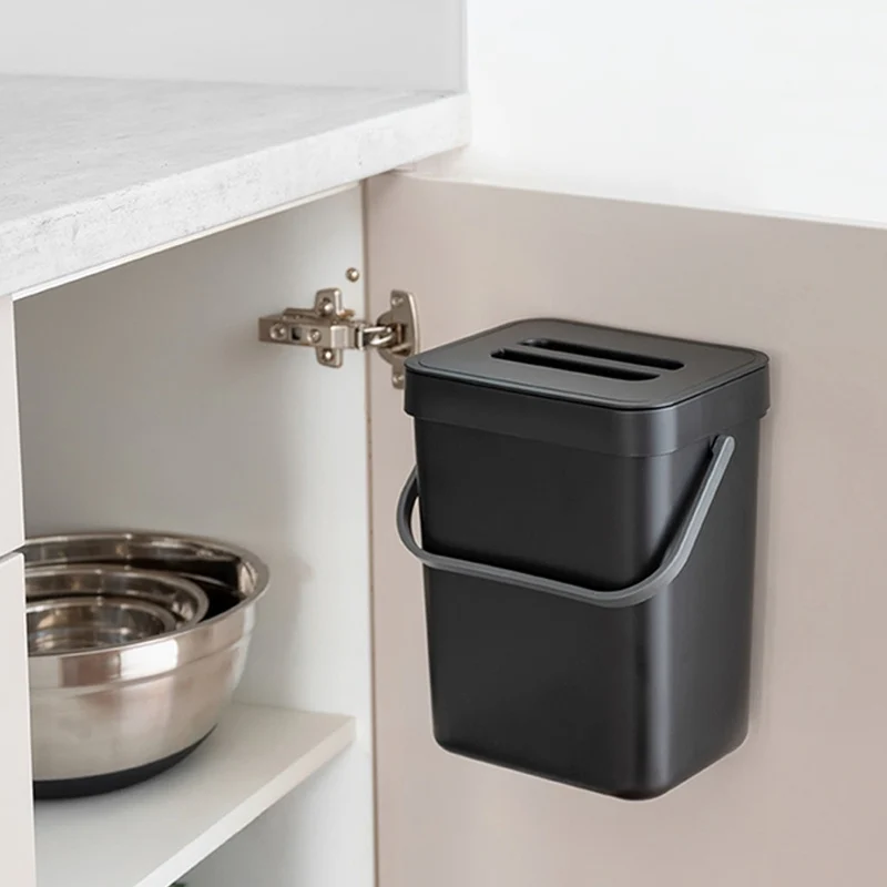 Mini-Mülleimer hängend Wenko - Black Outdoor Kitchen