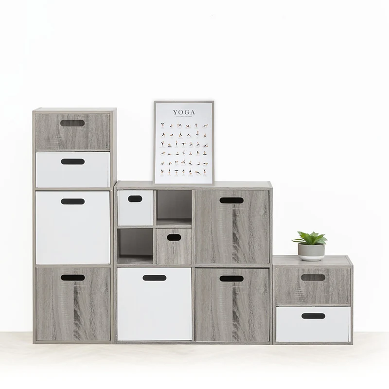 Weiße Aufbewahrungsbox Holz 15 x 31 x 15 cm Five®
