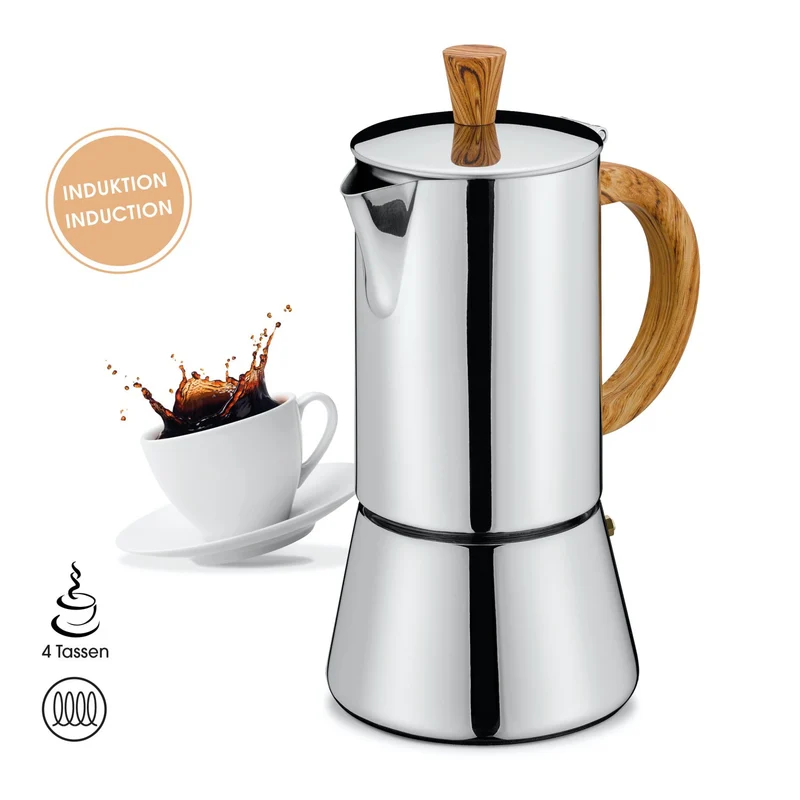 Cilio Espressokocher FIGARO 4T, Olive