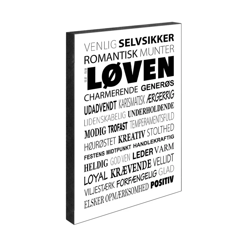 Sterne-Collage Löwe