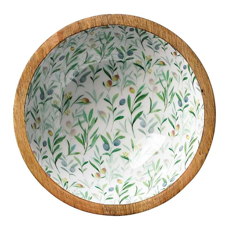 ZASSENHAUS Schüssel OLIVE, Mango, Ø 20 cm x 8 cm