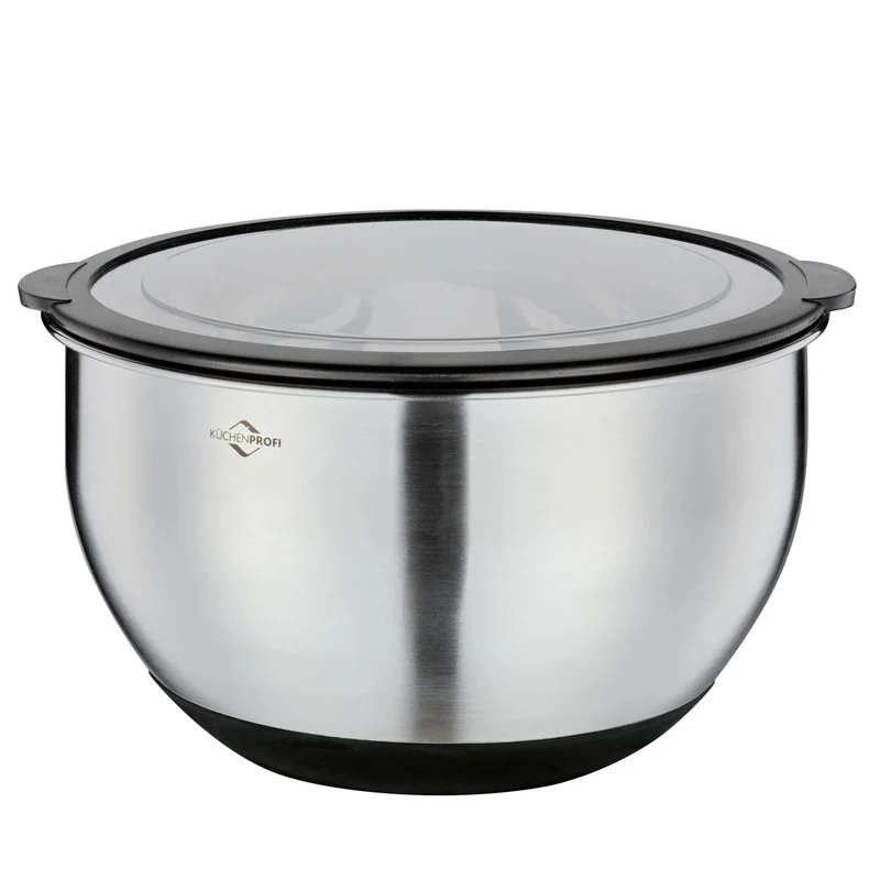 Küchenprofi Schüssel mit Deckel DELUXE rutschfest, 24 cm