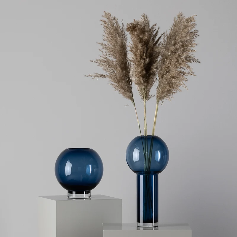 Cai Vase Blau