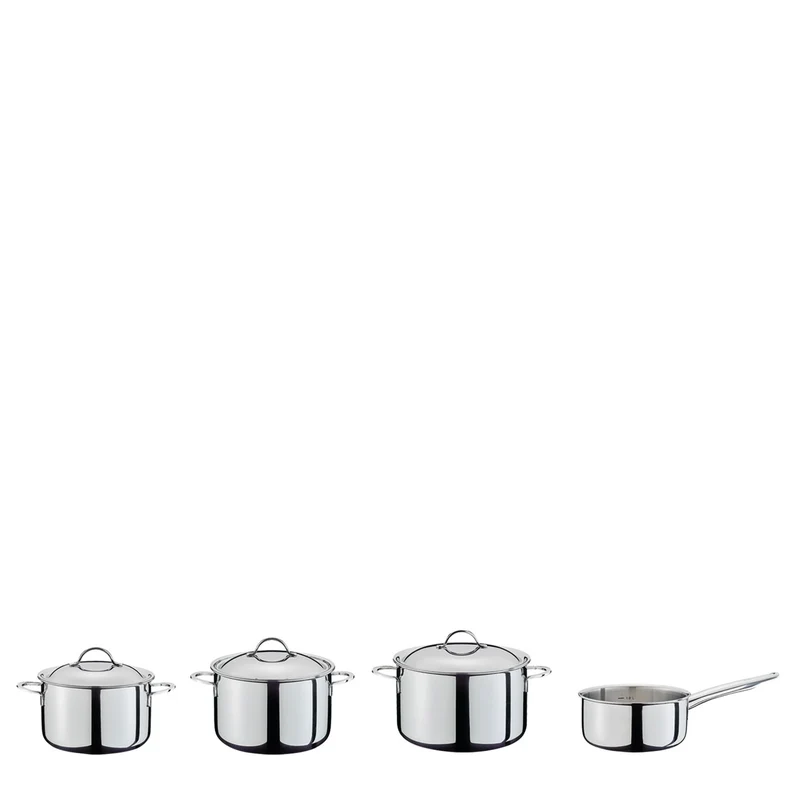 SPRING Topf-Set CRISTAL 4-teilig, mit Stielkasserolle