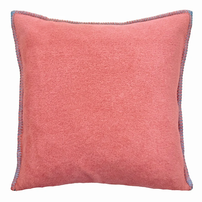 Eagle Products Kissenbezug LISSY , 40 x 40 cm, peach, Kammstich hellblau