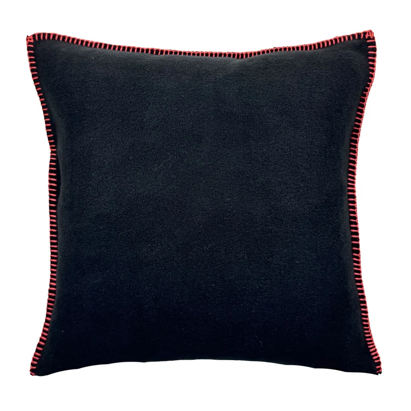 Eagle Products Kissenbezug LISSY , 40 x 40 cm, schwarz, Kammstich koralle