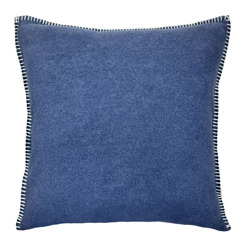 Eagle Products Kissenbezug LISSY , 40 x 40 cm, denim, Kammstich weiß