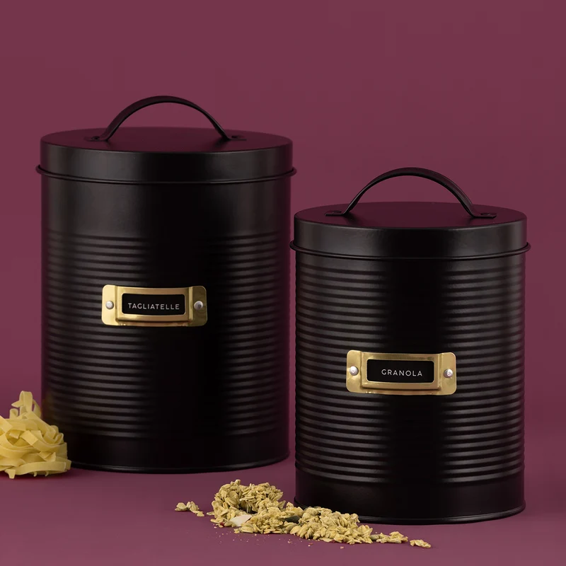 TYPHOON Otto Vorratsbehälter 2er Set, 3,5L + 2,4L, Personalisierbar