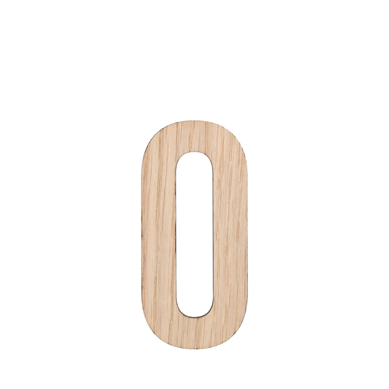 Buchstabe O helle Eiche