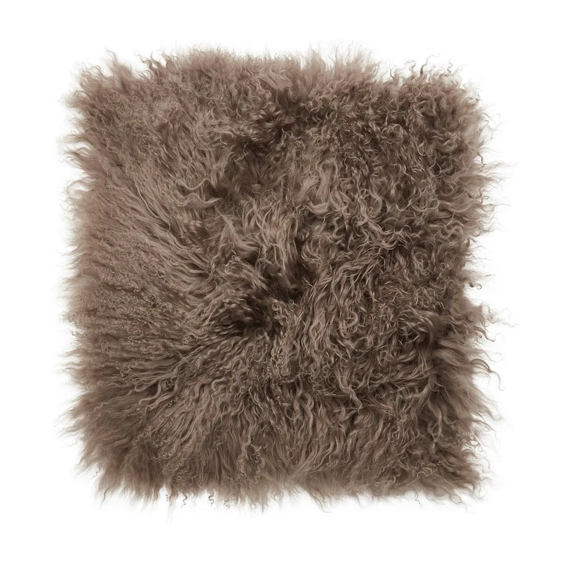 Lammfell Sitzkissen 40 x 40 cm