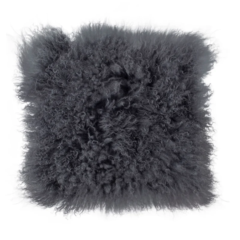 Lammfell Sitzkissen 40 x 40 cm