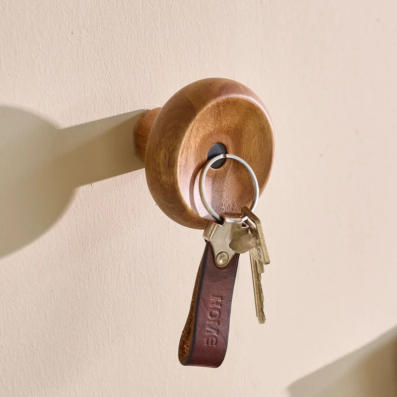 Auri Akazienholz Haken mit Magnet