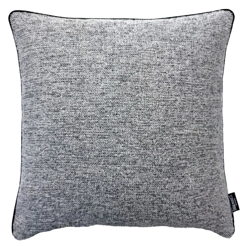 Eagle Products Kissenbezug MALTA, 40 x 40 cm, grau / Keder schwarz