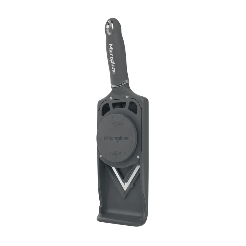 Microplane - Verstellbarer V-Hobel - Pure Cut Anthrazit Grau