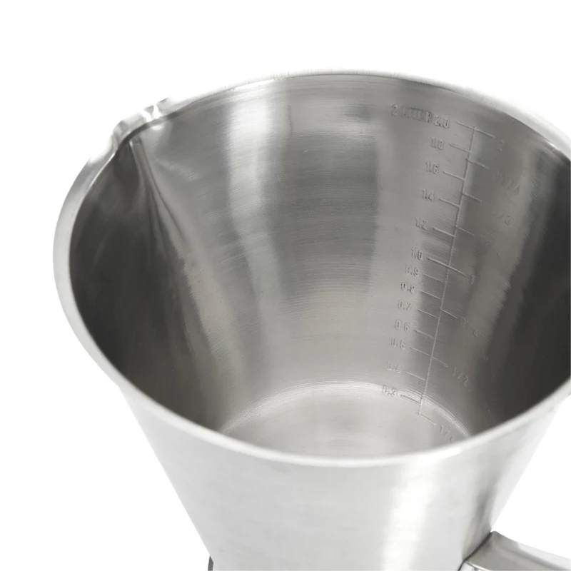 De Buyer MESSBECHER MIT RINGFUß UND AUSGIEßER, Ø 16 CM