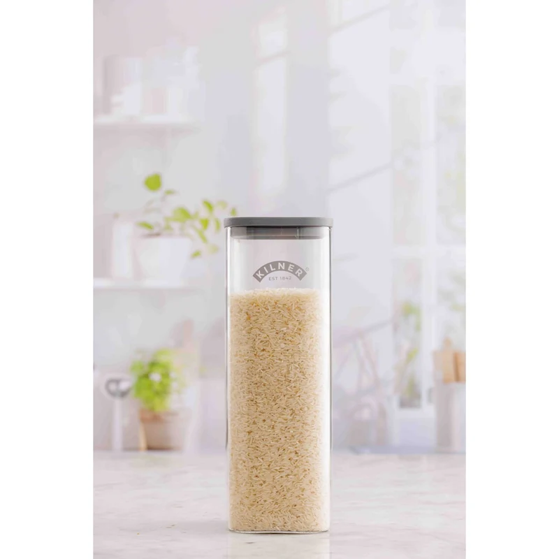 Kilner Glas Vorratsbehälter - Quadratisch, 2 Liter