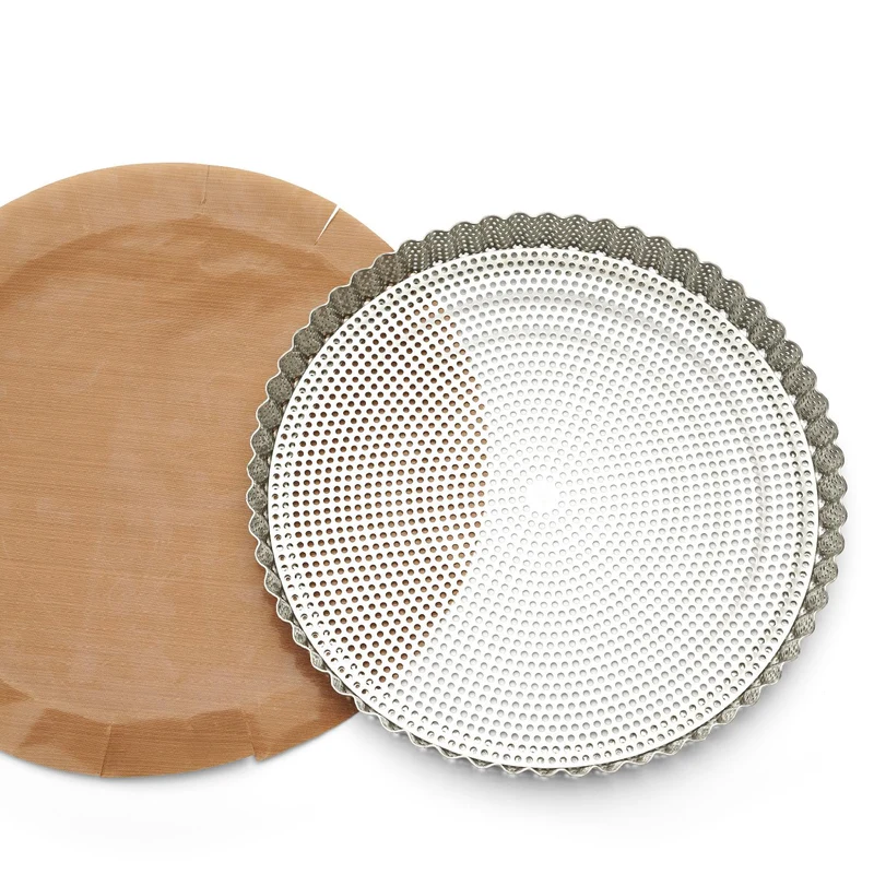 De Buyer GERIFF. TORTENFORM EDELSTAHL PERFOR. 28X2.5 CM