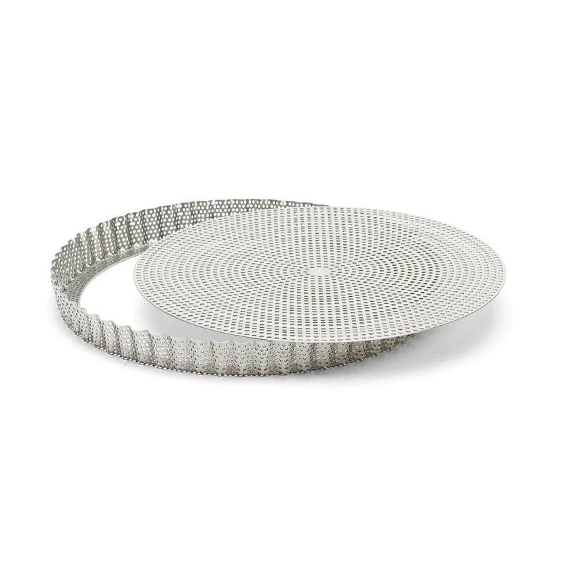 De Buyer GERIFF. TORTENFORM EDELSTAHL PERFOR. 28X2.5 CM