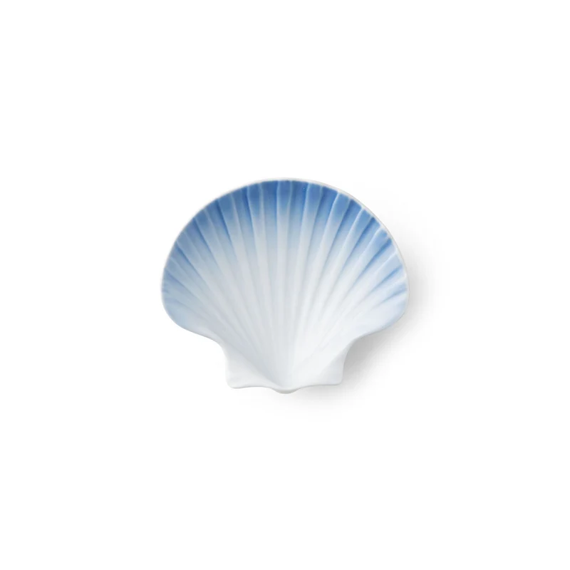 Royal Copenhagen Iris Muschel Schale, Blau, 10 cm