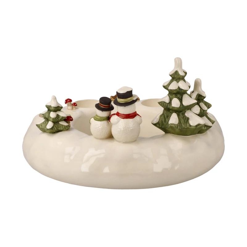 Goebel Winterglück im Advent Windlicht